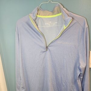 Vineyard Vines XL Blue On The Go Sankaty Quarter Zip